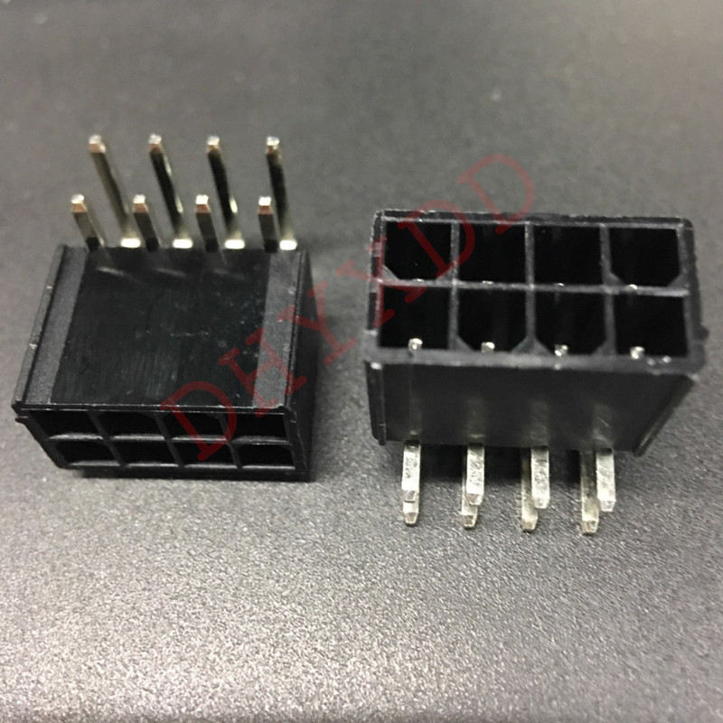 10 buc. conector cu 8 pini, placa de bază pentru alimentare, soclu pentru placa grafică CPU, mufă cu pini drept, distanță de 4,2 mm, mufă 5569, mufă dreaptă