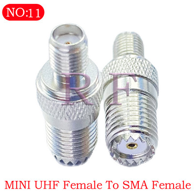 UHF SO239 PL259 į SMA kištuką ir moterišką lizdą MINI flanšinis RF koaksialinio adapterio jungtis