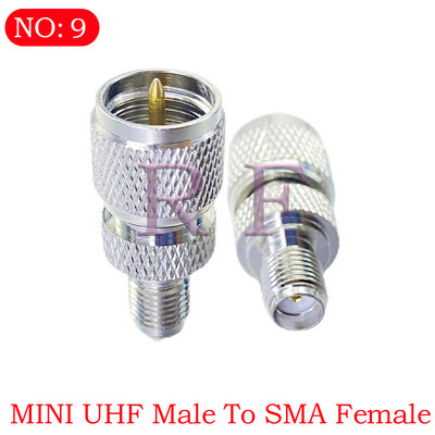 UHF SO239 PL259 į SMA kištuką ir moterišką lizdą MINI flanšinis RF koaksialinio adapterio jungtis
