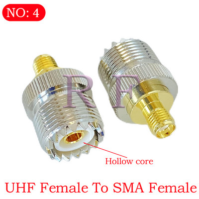 UHF SO239 PL259 į SMA kištuką ir moterišką lizdą MINI flanšinis RF koaksialinio adapterio jungtis