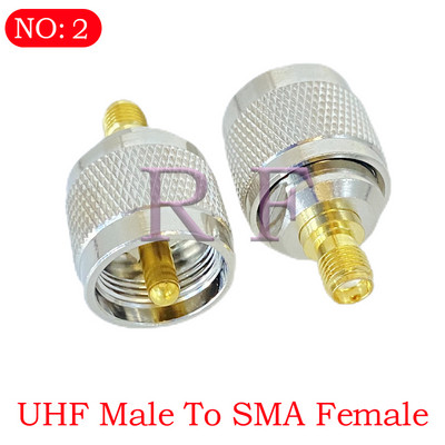 UHF SO239 PL259 į SMA kištuką ir moterišką lizdą MINI flanšinis RF koaksialinio adapterio jungtis