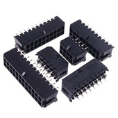 10 τεμ. 3,0 mm Wafer Micro-Fit 3,0 Connector PCB Male Header Straight 2 4 6 8 10 12 14 16 18 20 22 24 Pin Board Solder 43045