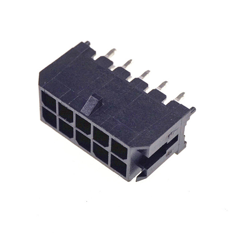 10 τεμ. 3,0 mm Wafer Micro-Fit 3,0 Connector PCB Male Header Straight 2 4 6 8 10 12 14 16 18 20 22 24 Pin Board Solder 43045