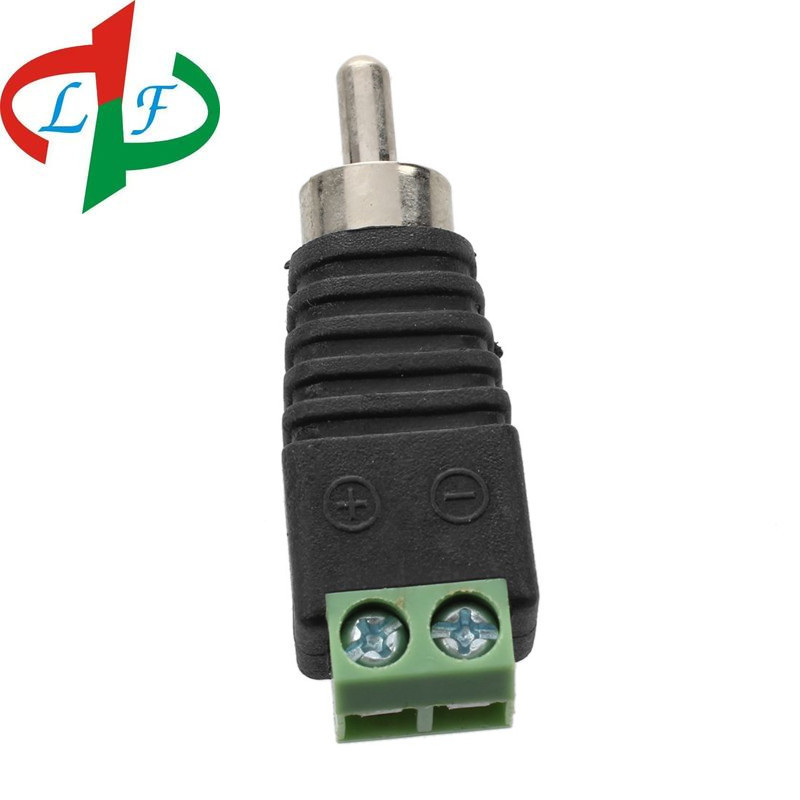 10 tk roheline RCA klemmiplokk CAT5 kaamera CCTV video Balun RCA emane või isane pistikupesa AV kruviühendus