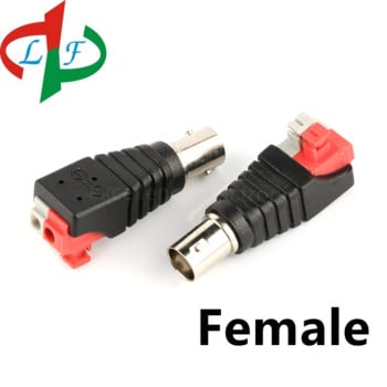 2/5/10PCS Q9 Plug 75-5 Press BNC Connector Αναλογική κάμερα παρακολούθησης Καλώδιο βίντεο Bnc χωρίς συγκόλληση Διεπαφή πυρήνα χαλκού