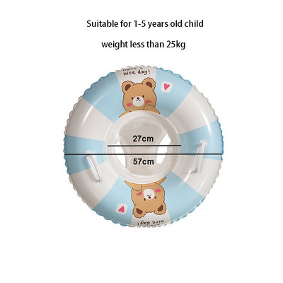 Tub pentru inel de înot pentru bebeluși Scaun pentru inel de înot gonflabil pentru copil, cerc de înot, flotor, piscină, plajă, echipament de joacă cu apă