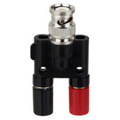 Mufă BNC 4 mm conector banană splitter mufă BNC mufă la 2 x 4 mm mufă banană mufă Adaptor priză