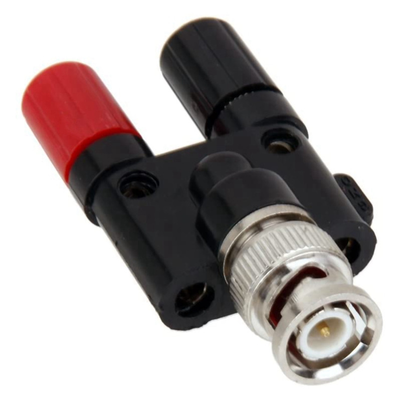 Mufă BNC 4 mm conector banană splitter mufă BNC mufă la 2 x 4 mm mufă banană mufă Adaptor priză