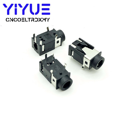 10 vnt. / siunta PJ-322 3,5 mm moteriška garso jungtis 5 kontaktų SMT ausinių lizdas PJ-322 PCB tvirtinimo stereo lizdas