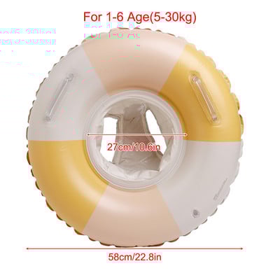 Baba úszógyűrű cső felfújható játék úszógyűrű ülés gyerek gyerekeknek úszó kör úszó medence strand víz játék felszerelés játékok