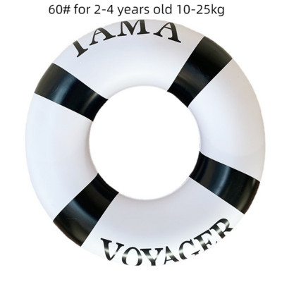 Vintage Stripe ujumisrõngas ujuk täispuhutav mänguasi ujumisrõnga toru lastele täiskasvanute ujumisring bassein rannavesi