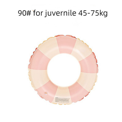 Vintage Stripe ujumisrõngas ujuk täispuhutav mänguasi ujumisrõnga toru lastele täiskasvanute ujumisring bassein rannavesi
