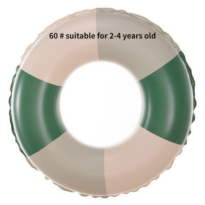 Vintage Stripe ujumisrõngas ujuk täispuhutav mänguasi ujumisrõnga toru lastele täiskasvanute ujumisring bassein rannavesi