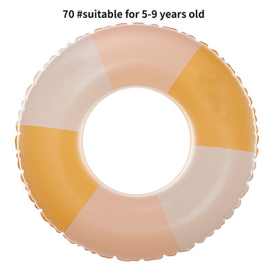 Vintage Stripe ujumisrõngas ujuk täispuhutav mänguasi ujumisrõnga toru lastele täiskasvanute ujumisring bassein rannavesi