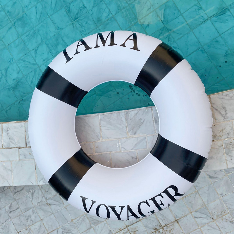 Vintage Stripe ujumisrõngas ujuk täispuhutav mänguasi ujumisrõnga toru lastele täiskasvanute ujumisring bassein rannavesi