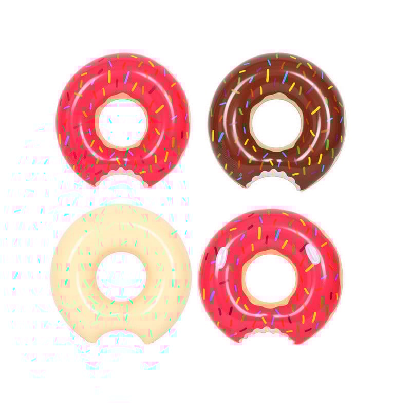 80 90 Felfújható úszógyűrű fánk medenceúszó felnőtt gyerekeknek úszókör gyűrűs matrac medencejátékokhoz Ülés