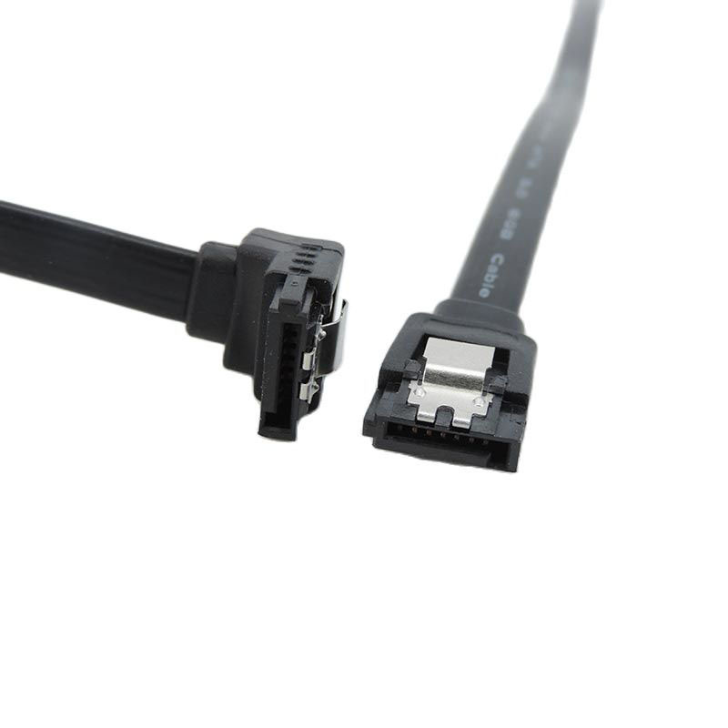 40 cm roșu negru drept unghi drept SATA cablu 3.0 III la hard disk SSD HDD Sata 3 fire pentru placa de bază cablu de mare viteză r