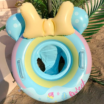 Cute Bowknot Baby Swim Ring Tube φουσκωτό κάθισμα κολύμβησης για παιδιά Κύκλος κολύμβησης Πισίνα με πλωτήρα παραλίας Παιχνίδια με νερό