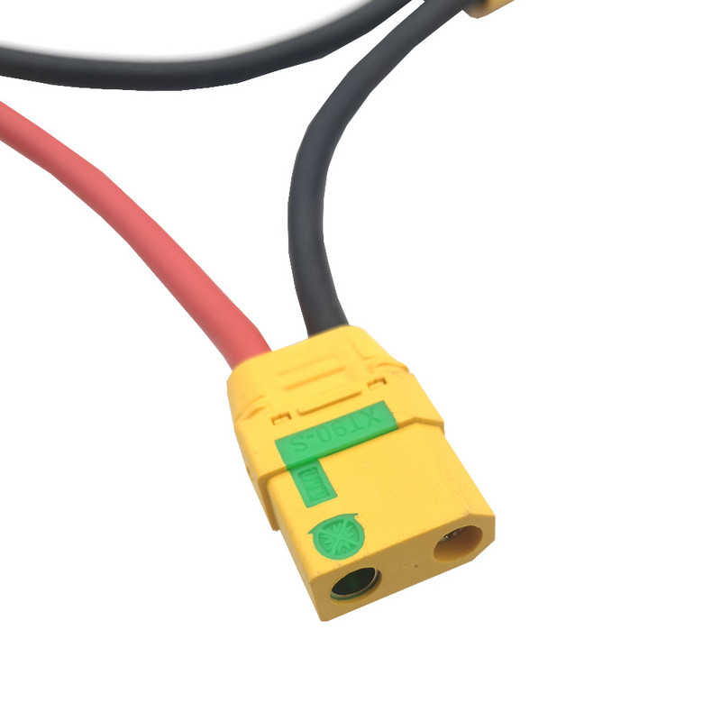 1 ΤΕΜ. 1OAWG XT90 Καλώδιο σιλικόνης Splitter διπλής επέκτασης Y από ένα θηλυκό σε δύο αρσενικά για μπαταρία RC