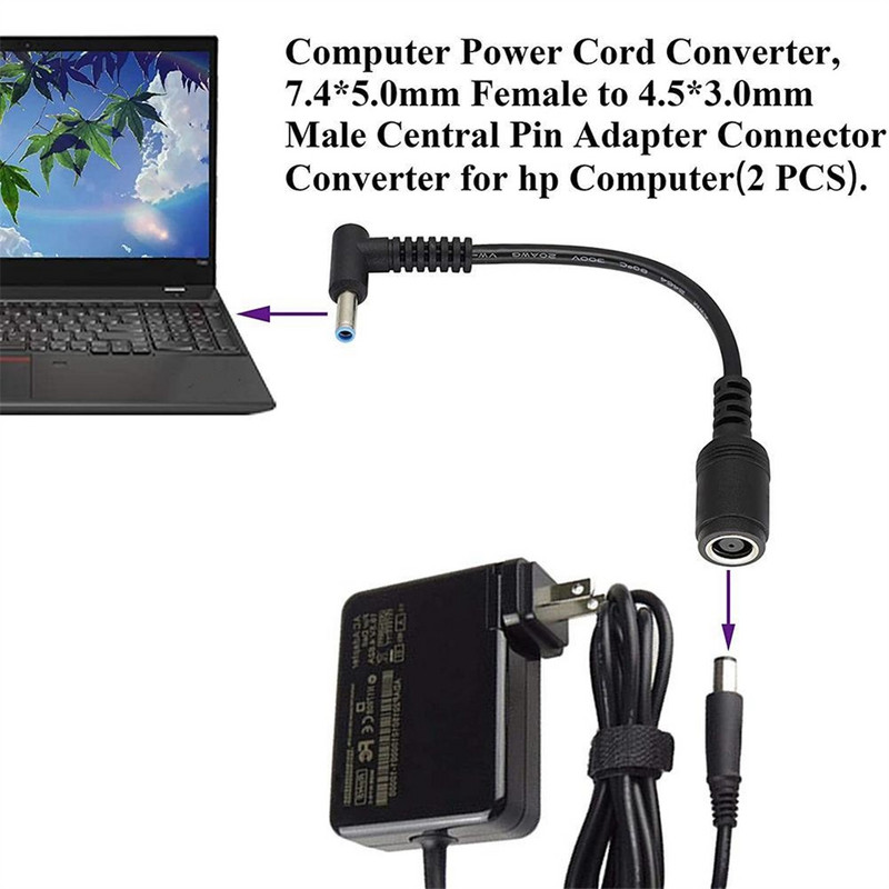 Convertizor Conector Periferice computer Încărcător pentru încărcător Dell Adaptor Conector computer Cablu adaptor DC Cablu linie de conversie