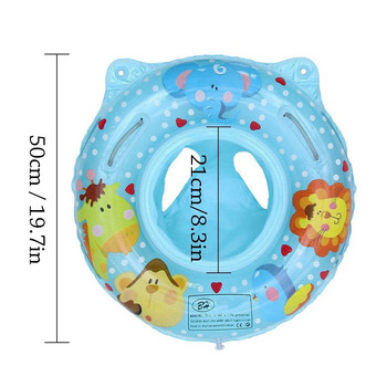 Водни спортове Воден басейн Безопасност за бебета Двойна дръжка Бебешки пръстен за плуване Играчки за помощ при плуване Надуваема поплавъчна седалка