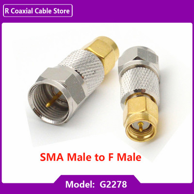 1 tk SMA-F-teleri emane sirge pistik RP SMA-F-kiirpistiku adapter koaksiaalpistik messing kullatud kõrge kvaliteediga