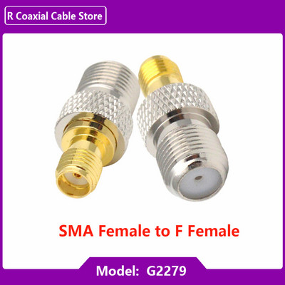 1 tk SMA-F-teleri emane sirge pistik RP SMA-F-kiirpistiku adapter koaksiaalpistik messing kullatud kõrge kvaliteediga