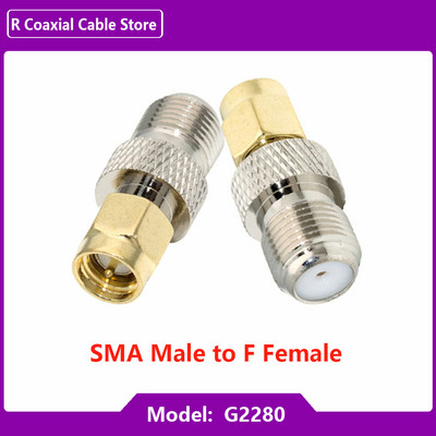 1 tk SMA-F-teleri emane sirge pistik RP SMA-F-kiirpistiku adapter koaksiaalpistik messing kullatud kõrge kvaliteediga