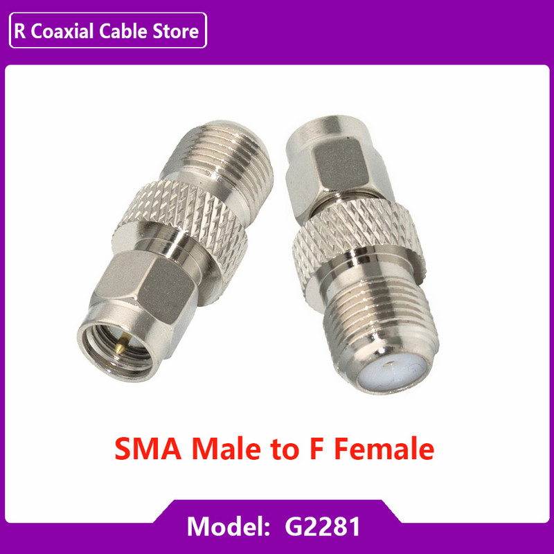 1 tk SMA-F-teleri emane sirge pistik RP SMA-F-kiirpistiku adapter koaksiaalpistik messing kullatud kõrge kvaliteediga