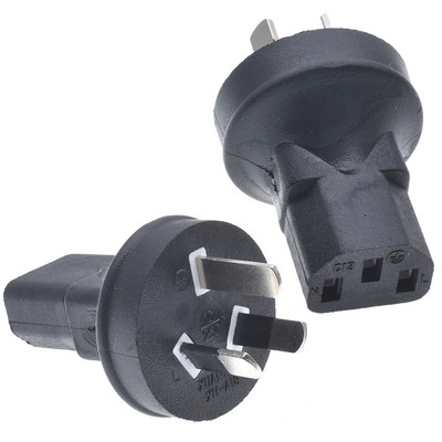 1 ΤΕΜ IEC 320 USA 2 ακίδων Δεξιά γωνία τροφοδοσίας AC Προσαρμογέας ρεύματος IEC σχήμα 8 Υποδοχή C7 στις ΗΠΑ 2 ακίδων Αρσενικό NEMA 1-15P C8/C5/C13