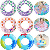 50-80 CM krug za plivanje, cijev za plivanje na napuhavanje, splav, podebljana ljetna pruga, plovci za bazen, cijev, igračke za vodene sportove za djecu i odrasle