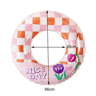 50-80 CM krug za plivanje, cijev za plivanje na napuhavanje, splav, podebljana ljetna pruga, plovci za bazen, cijev, igračke za vodene sportove za djecu i odrasle