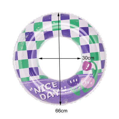 50-80 CM krug za plivanje, cijev za plivanje na napuhavanje, splav, podebljana ljetna pruga, plovci za bazen, cijev, igračke za vodene sportove za djecu i odrasle