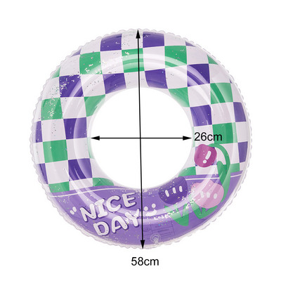 50-80 CM krug za plivanje, cijev za plivanje na napuhavanje, splav, podebljana ljetna pruga, plovci za bazen, cijev, igračke za vodene sportove za djecu i odrasle