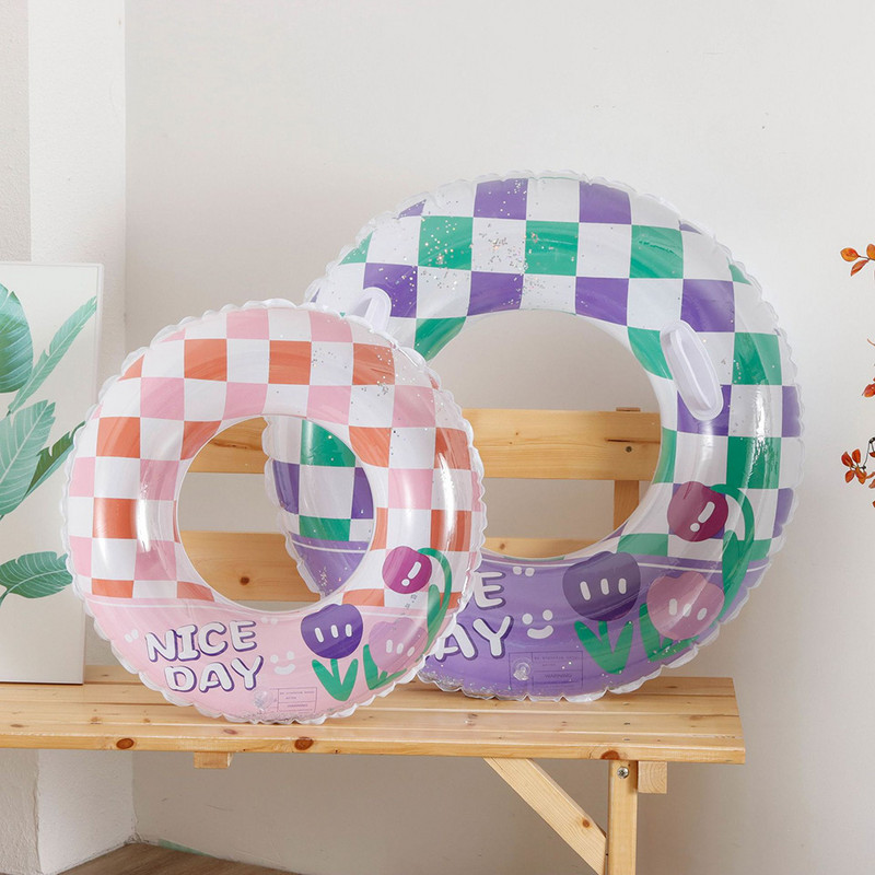 50-80 CM krug za plivanje, cijev za plivanje na napuhavanje, splav, podebljana ljetna pruga, plovci za bazen, cijev, igračke za vodene sportove za djecu i odrasle
