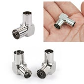 Mind réz közvetlen set-top box adapter RF dugaszoló RF aljzat TV aljzat és dugó adapter 90 fokos derékszögű könyök f fej