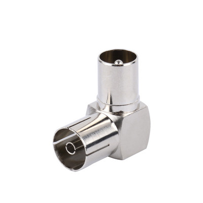 Mind réz közvetlen set-top box adapter RF dugaszoló RF aljzat TV aljzat és dugó adapter 90 fokos derékszögű könyök f fej