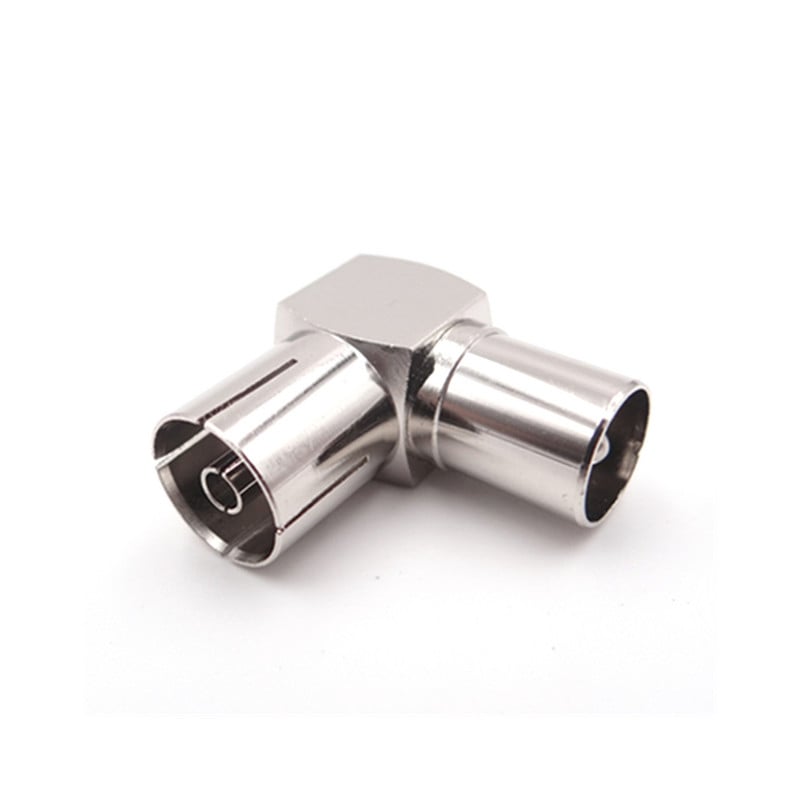 Mind réz közvetlen set-top box adapter RF dugaszoló RF aljzat TV aljzat és dugó adapter 90 fokos derékszögű könyök f fej