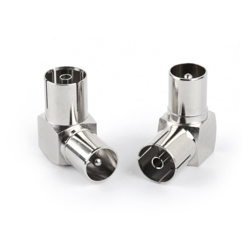 Mind réz közvetlen set-top box adapter RF dugaszoló RF aljzat TV aljzat és dugó adapter 90 fokos derékszögű könyök f fej