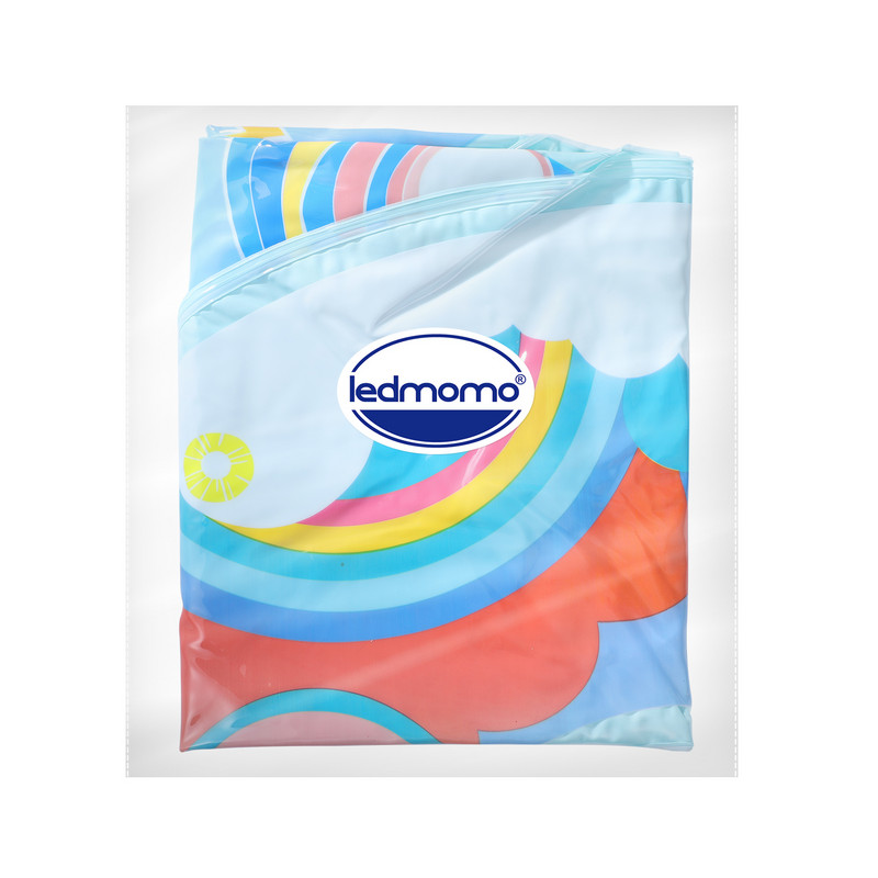 ledmomo storas plaukimo žiedas pripučiamas plaukimo žiedas Juokingas vienaragio dizaino baseino žaislas, skirtas vaikams (5-9 metų) lauke