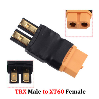 Адаптер TRX мъжки женски към EC5 EC3 XT60 XT90 T щепсел мъжки женски конектори щепсел RC Lipo батерия Контролни части Направи си сам