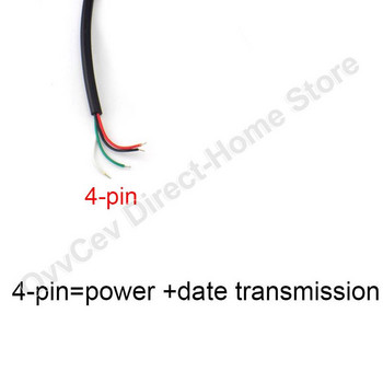 4-пинов микро USB 2.0 щепсел, женски/мъжки жак, щепсел, главен кабел за Направи си сам захранващ кабел за зареждане, транспортен конектор за данни, адаптер