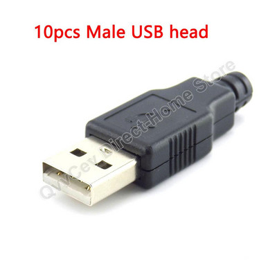 4 kontaktiga Micro USB 2.0 pistikupesa emane/isane pistikupesa kaabel DIY toitelaadimisjuhtme transpordi andmepistiku adapteri jaoks