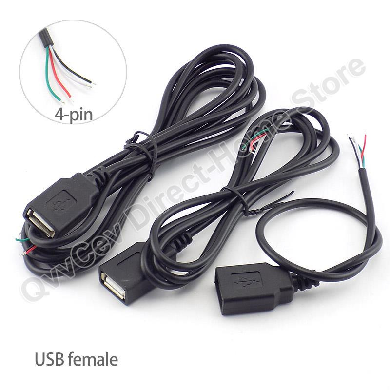 4 kontaktiga Micro USB 2.0 pistikupesa emane/isane pistikupesa kaabel DIY toitelaadimisjuhtme transpordi andmepistiku adapteri jaoks