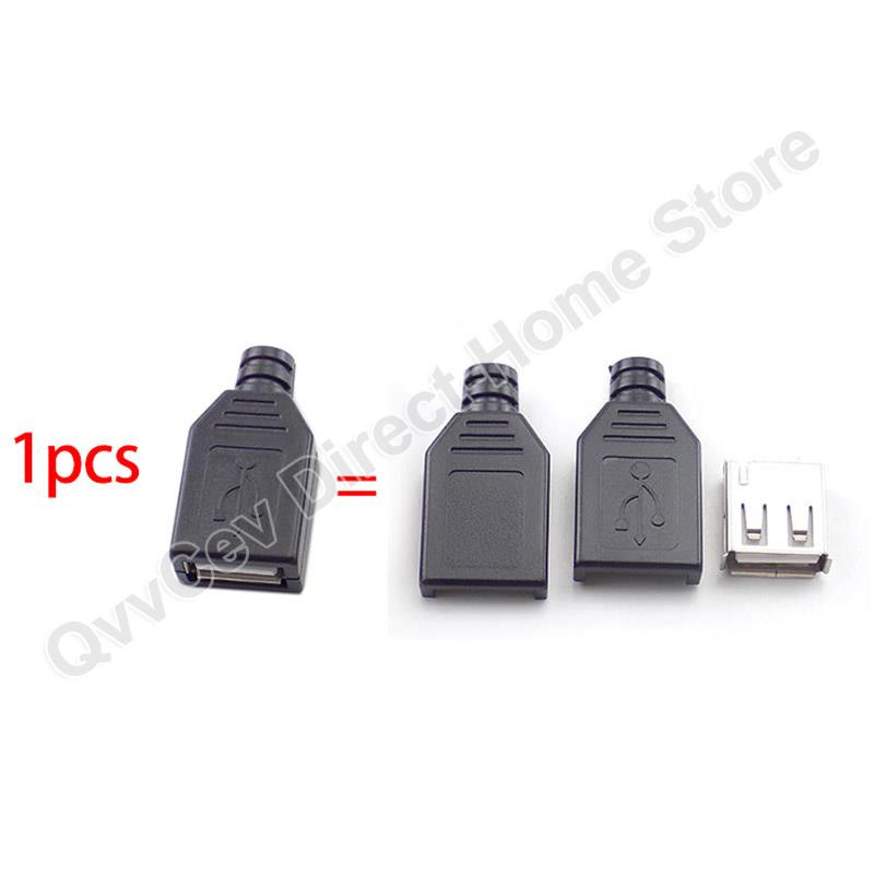 4 kontaktiga Micro USB 2.0 pistikupesa emane/isane pistikupesa kaabel DIY toitelaadimisjuhtme transpordi andmepistiku adapteri jaoks