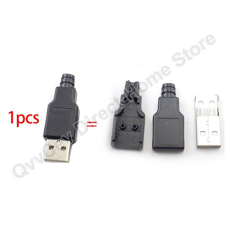 4 kontaktiga Micro USB 2.0 pistikupesa emane/isane pistikupesa kaabel DIY toitelaadimisjuhtme transpordi andmepistiku adapteri jaoks