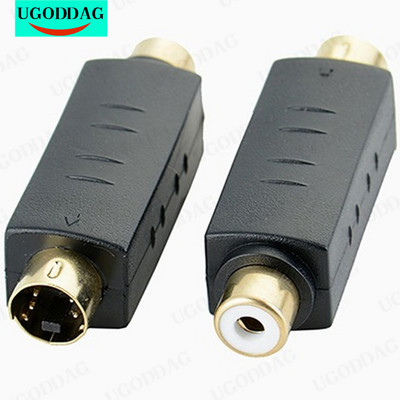 RCA Ženski kompozitni na 4 pinski S-Video svideo Muški adapter Adapter Konverter Konektor Video Terminal Revolution RCA Majka AV