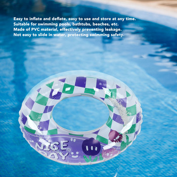 Плувен пръстен, PVC надуваема решетка, плувка, плувка, плувка, преносима за плажно пътуване