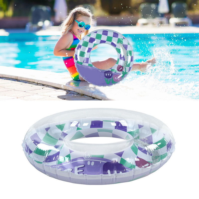 Δαχτυλίδι κολύμβησης PVC φουσκωτό πλέγμα μοτίβο κολύμβησης πλωτήρα πισίνας Φορητό για ταξίδια στην παραλία