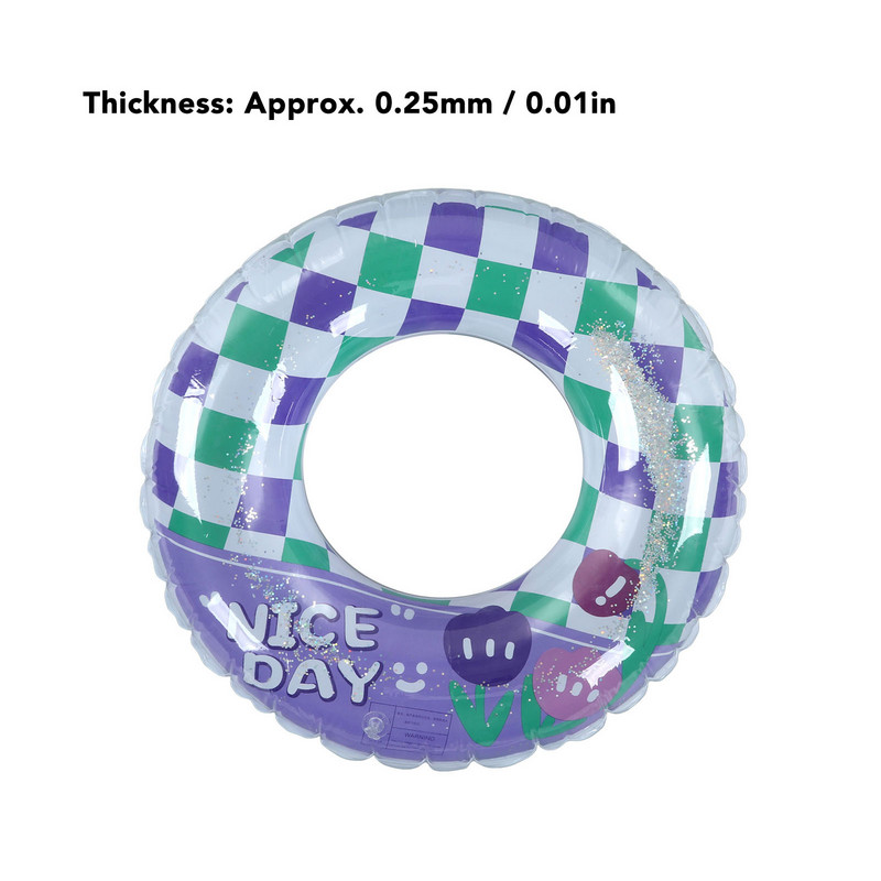 Δαχτυλίδι κολύμβησης PVC φουσκωτό πλέγμα μοτίβο κολύμβησης πλωτήρα πισίνας Φορητό για ταξίδια στην παραλία